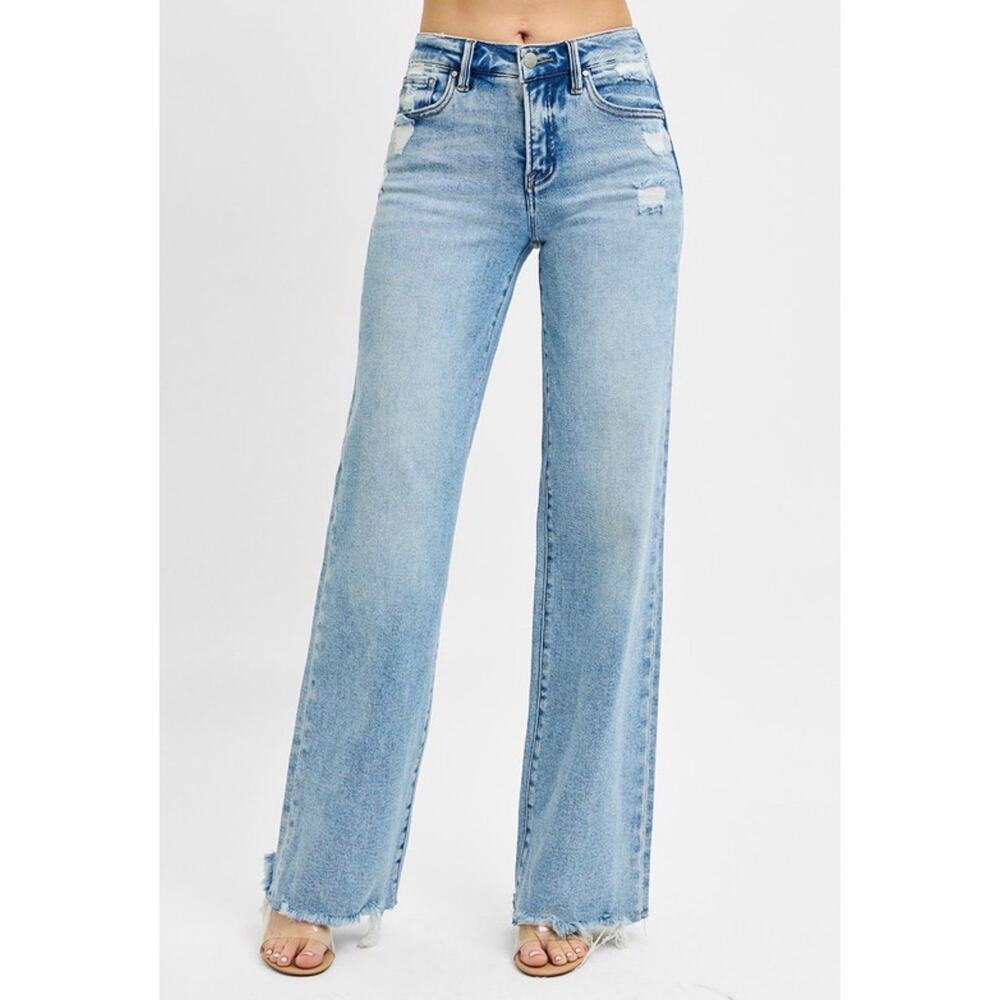 Risen Tummy Control Jeans Lightwash